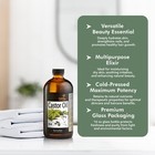 Castor Oil - Cold Pressed Hair Skin Scalp Nails Deep Hydration Moisturizer 16 Oz