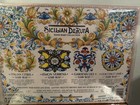 Italian Sicilian Deruta Hand Soap Fancy Plastic Bottle Gift Set  4 21 5  86 Nib