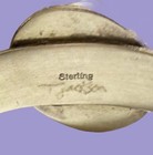 Vtg Signed Early Tommy Jackson Navajo Sterling Silver Cuff Bracelet 5 25    Nice