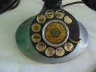Antique Vintage Bell Systems Western Electric 202 D1 30s Rotary Desk Phone Metal