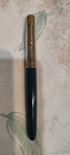 Parker 51 Rolled Silver Cap  Turquoise Barrel Fountain Pen Medium Nib Usa