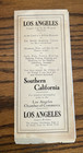 Vintage 1920 Chamber Of Commerce  Issued Map Of  Los Angeles