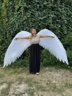 White Angel Wings Adults Cosplay Costume Dance Halloween Festival Lightweight