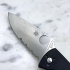 Spyderco Tenacious Folding Pocket Knife Combined 3 3  8cr13mov Steel Blade Frn