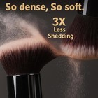Beakey 12pc Makeup Brush Set   2 Sponges  Pro Face   Eye Tools  Vegan Fiber