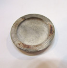 Antique 1890 s American Encaustic Tile Works Round 2  Tile Zanesville Ohio Usa