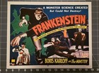  frankenstein  1951 Realart Lobby Card Set Of 8- 11  X 14  Karloff Reproduction 