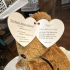 Ty Beanie Babies Fuzz Brown Bear Plush Beanbag Stuffed Animal Vintage 1999