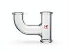 Glass Clear U-bend Straight Connector Adapter Tube For Chemical Biological Lab