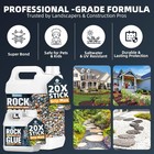 Rock Glue For Landscaping - 2 Gallon Mulch Glue With Grip Max For Strong