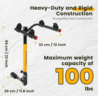 50025 Hitch Mount 2-bike Rack For Cars  Trucks  Suvs  Minivans  100 Lb Capacity