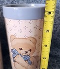 Vintage Tienshan Country Bear Plastic Insulated Tumbler Cup Set Of 2 See Pic