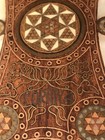 Antique Islamic Art Calling Card Case  Inlaid Mother Of Pearl  Copper  Cortina