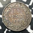 1888 Newfoundland 10 Cents Lot jm8789 Silver  Better Date