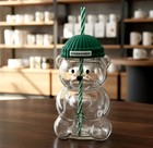 2025 Glass Starbucks Bearista Bear Cold Cup Holiday Limited Edition