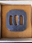 Antique Iron Fuku Sword Tsuba  Ancient Equipment Period  Rust   Wear  Used