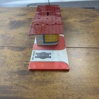 Vintage Tin Welcome Bank Service Gas Station Litho 1950s