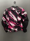 Shift Envy Women Small Motorcycle Jacket Pink black Armored Textile Riding