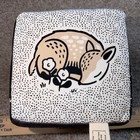 Wee Gallery Organic Cotton Sensory Activity Block High Contrast Woodland Animals