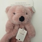 New Baby Lovey Pink Bear  Security Blanket Soft Baby Toy   Sweet Little Lovey