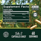 Sm Nutrition Ashwagandha Supplement 1300mg Stress Resistance Energy Boost 120 Ct