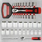 21pcs 3 8  Ratchet Socket Wrench Set  Drive Socket Set With 19 Sockets  6 - 24mm