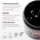 Acrylic Screen Printing Ink  8 Oz  Black For Paper Prints  Made In Usa