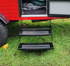 24  Steel Rv Entry Steps Anti Slip Foldable Pull Out Step For Trailer Camper