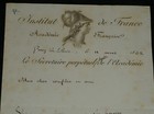 Fran  ois Raynouard - Autographed Letter Signed On A Petition Signature 1832
