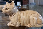 Vintage Cat Figurine Porcelain Ceramic Japan