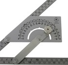 Angle Finder Iv  Stainless Steel Protractor 0-180 Degrees  Measures Inside Or Ou