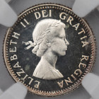 Canada 1964 10 Cents Dime Silver Specimen Coin - Ngc Sp-66 Cameo