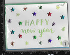  1  Embellished   New Years  Card With   Envelope