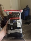 Hanes Men   s 3xl 6-pack T-shirts     3 Black   3 Heather Gray     Brand New Sealed