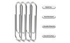 750 Pcs Assorted Silver Metal Paper Clips  Binder  Office Supplies Large  Small