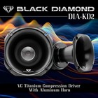 Dia-kd2 2  Bolt On Throat Compression Driver With 2  Titanium Voice Coil   Horn