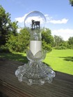 Vtg  Marked Aerolux Neon Light Bulb Ram Sheep Jumping Fence W  Glass Lamp Works 