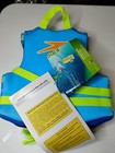 Speedo Kids Swimming Life Jacket Vest Pfd Uscg Approved 3-8 Years Blue green