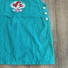 Vintage 90s Disney The Little Mermaid Kids 4t Ariel Dress Top Sleeveless Teal