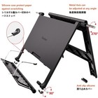 Readaeer Portable Book Stand Free Angle Adjustable Book Holder For Thick Text   