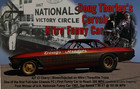 Nhra F c Signed  Af x Original Vtg Lions Drag Strip  Drag Racing  Handout