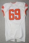 Clemson Tigers Football Jersey Mens 46 L White Game Worn Team Issued Nike  69