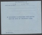 Bahrain 6 Annas On 6d Air Letter Aerogramme Used 1958 Hg Fg3