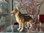Vintage Shafford Japan Porcelain German Shepherd Dog Figurine 162