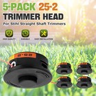 5-pack 25-2 Trimmer Head For Stihl Fs55 55r 56rc 85 90 90r 110 110rx 120 130 131