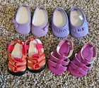 American Girl Doll Clothes Lot - Charms  Sweater  Tights  Hat And More 