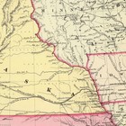 Nebraska   Kansas 1855 Vintage Map 11x14 Antique Cartography Historic Print