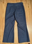 Vtg 70 s Us Navy Denim Typeii Utility Trousers Jeans Sz38r 29inseam Bell Bottoms