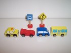 Imaginarium Wooden Train Bus Mini Van Car Taxi Vehicles Lot Fits Brio Thomas