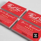 500 Business Cards Thank You For Your Purchase Seller Notes 16pt Gloss Or Matte